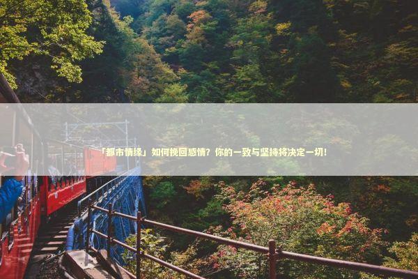「都市情缘」如何挽回感情？你的一致与坚持将决定一切！