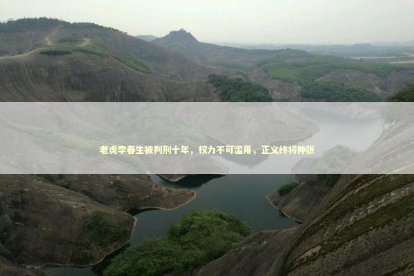 老虎李春生被判刑十年，权力不可滥用，正义终将伸张