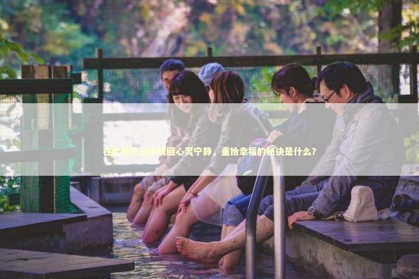 在忙碌生活中找回心灵宁静，重拾幸福的秘诀是什么？